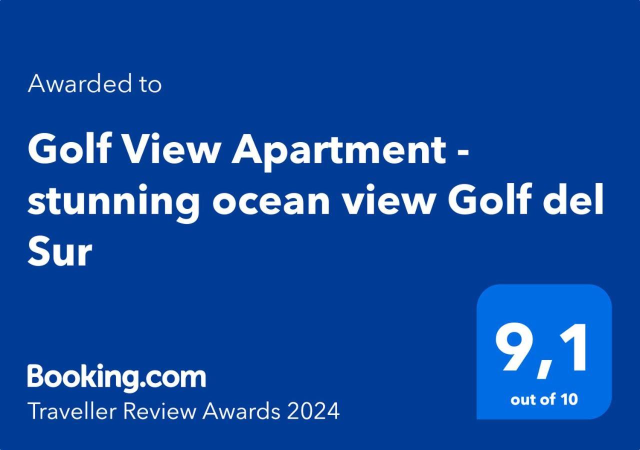Golf View Apartment - Stunning Ocean View Golf Del Sur سان ميغيل ذي أبونا المظهر الخارجي الصورة